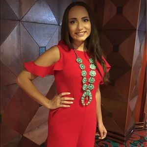 A Turquoise Squash Blossom Large Necklace